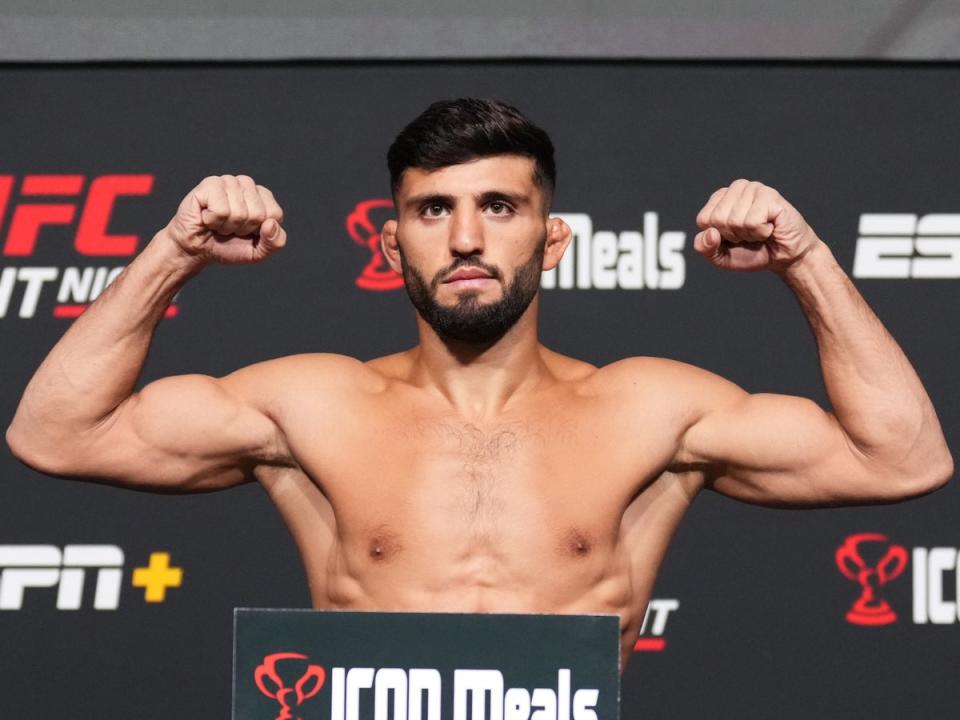 UFC lightweight contender Arman Tsarukyan (Zuffa LLC via Getty Images)