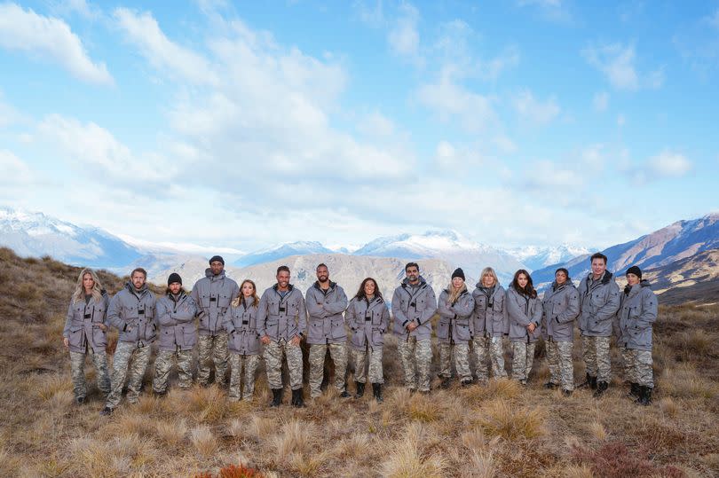 The line-up of this year's Celebrity SAS: Bianca Gascoigne, Chris Robshaw, Pete Wicks, Ovie Soko, Georgia Harrison, Bobby Norris, Anthony Ogogo, Shazia Mirza, Tez Illyas, Cherry Healey, Rachel Johnson, Marnie Simpson, Ellie Downie, John Barrowman and Lani Daniels