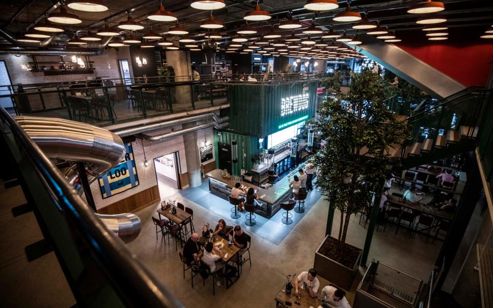 BrewDog's 60-tap craft beer bar at Waterloo Station in London