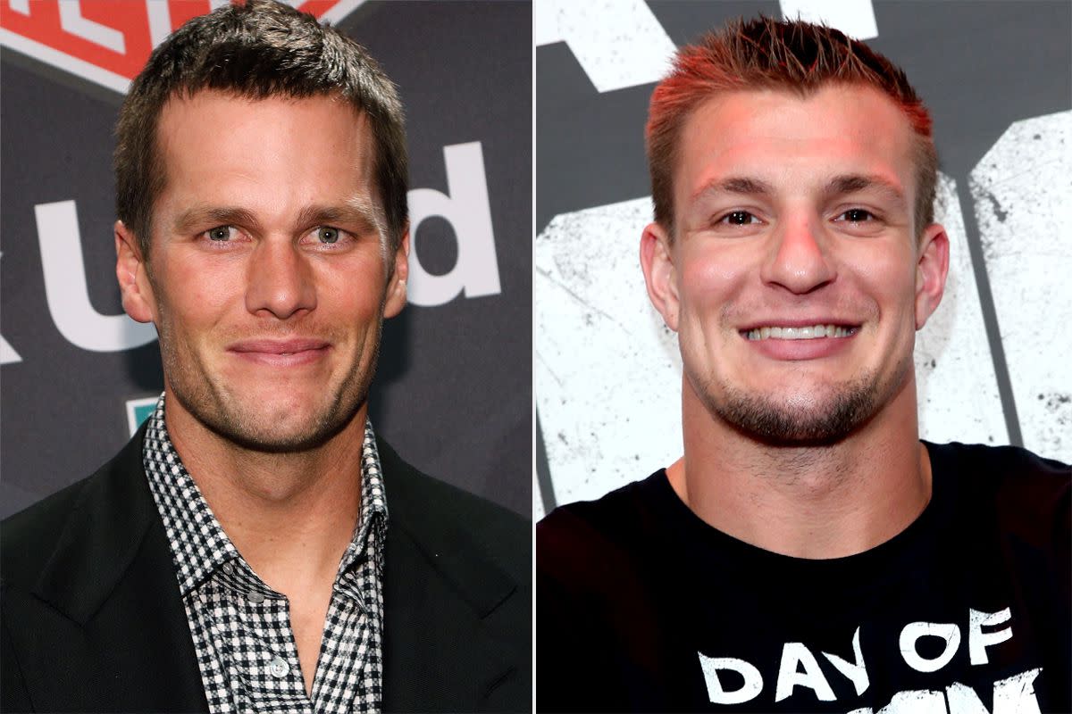 Tom Brady and Rob Gronkowski