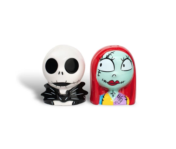 2) Jack & Sally Salt & Pepper Shakers