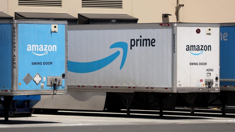 Amazon trucks