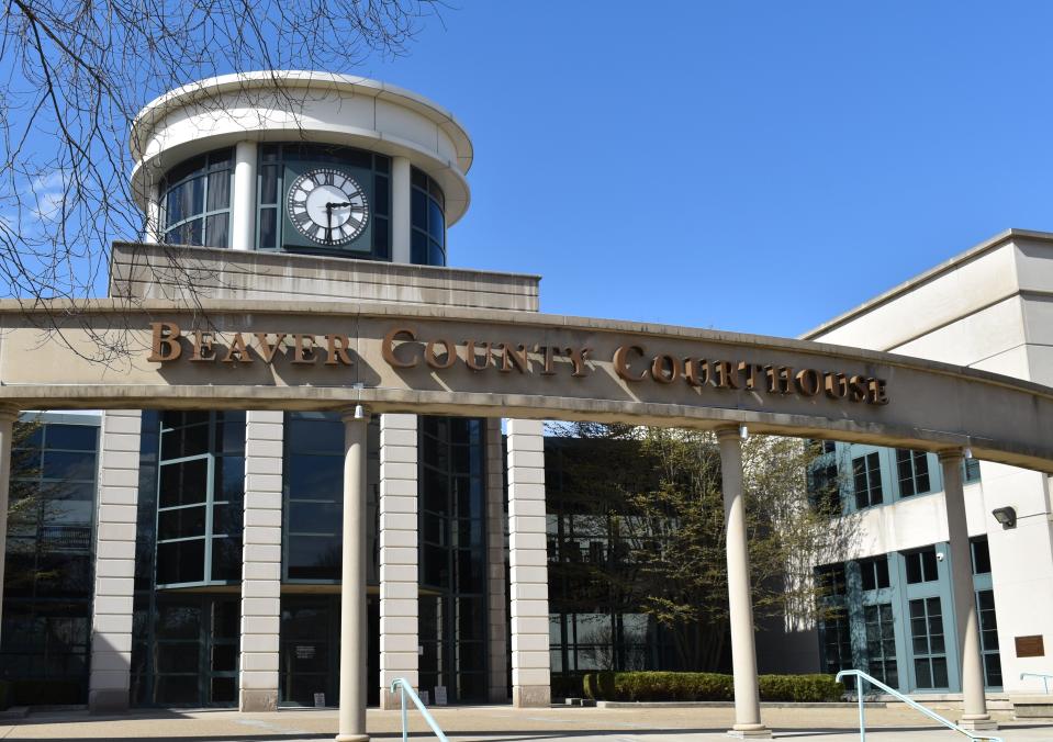 Beaver County Courthouse in Beaver, Pennsylvania.