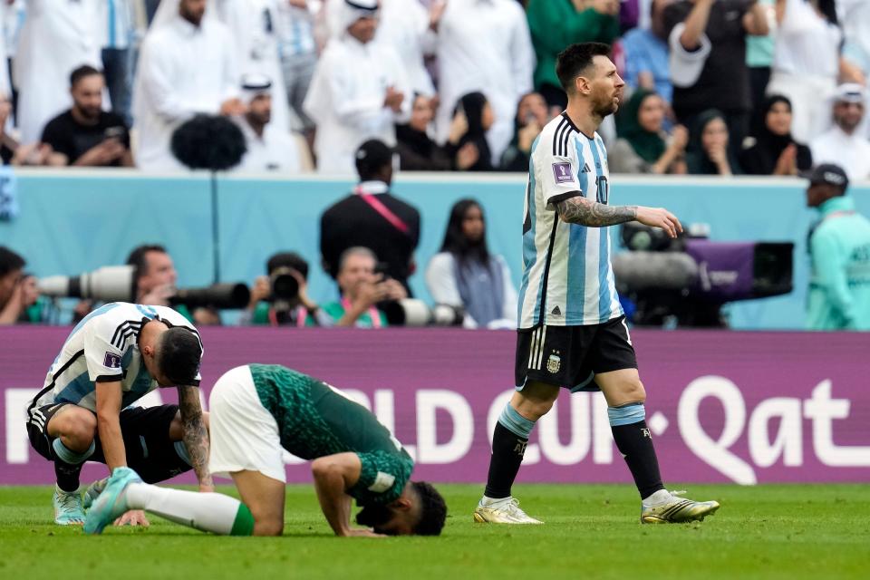 Argentina were shocked by Saudi Arabia (AP)