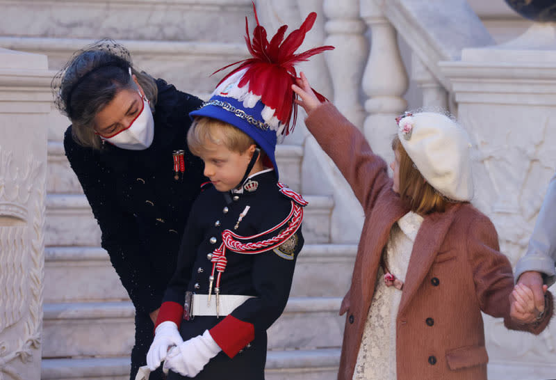 Estefanía de Mónaco, Jacques y Gabriella de Mónaco