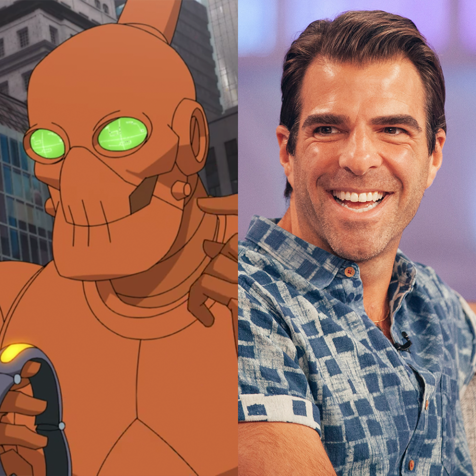 11) Robot - Zachary Quinto