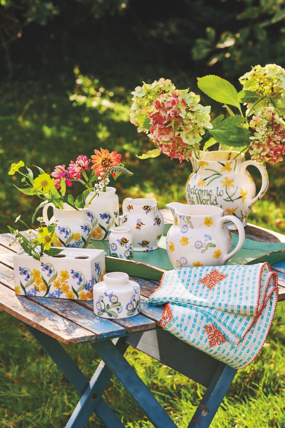 <p>Step into spring with this charming collection from Emma Bridgewater. Perfect for displaying flowers, the range includes jam jars, larger jugs and a small pint mug. Showing off your favourite blooms just got easier...</p><p><a class="link " href="https://www.emmabridgewater.co.uk/collections/new" rel="nofollow noopener" target="_blank" data-ylk="slk:BUY NOW;elm:context_link;itc:0;sec:content-canvas">BUY NOW</a></p>