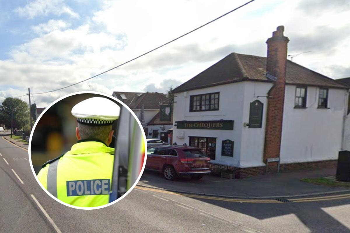 Incident - The Chequers Pub, in Rayleigh Road, Hutton <i>(Image: Google Maps)</i>