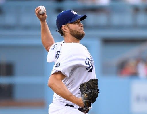 柯蕭(Clayton Kershaw)背傷的問題成為關鍵。法新社