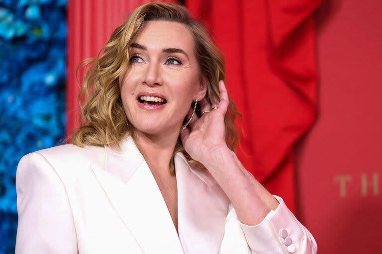 Kate Winslet a fines de febrero de 2024, en Nueva York, durante la presentación de la miniserie de HBO El régimen