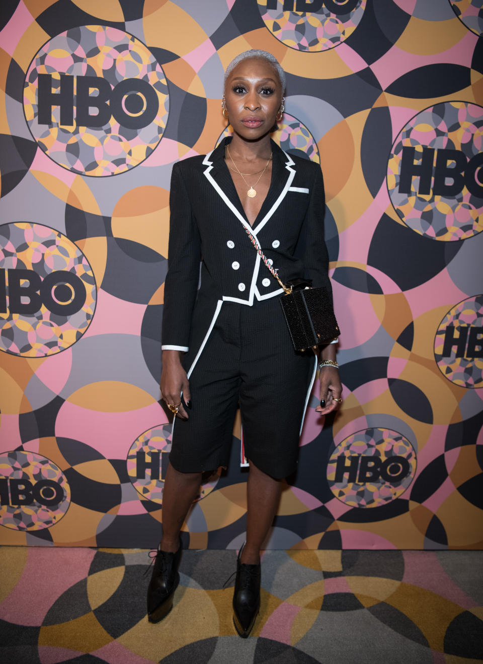 LOS ANGELES, CALIFORNIA - JANUARY 05: Cynthia Erivo arrives at HBO's Official Golden Globes After Party at Circa 55 Restaurant on January 05, 2020 in Los Angeles, California. (Photo by Morgan Lieberman/WireImage)