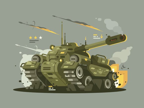 Cartoon tank