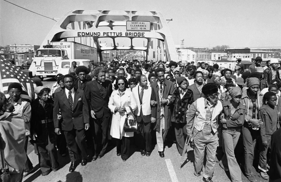 Coretta Scott King,John Lewis, (AP file)