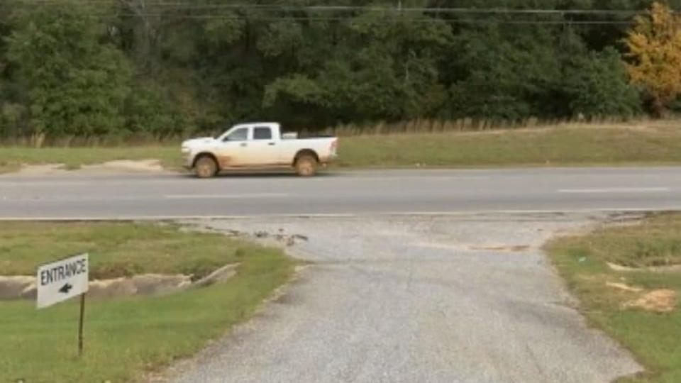 A five-year-old boy made to exit the car in which he was riding was killed after being hit by another vehicle on this road in Fort Mitchell, Alabama Sunday night.