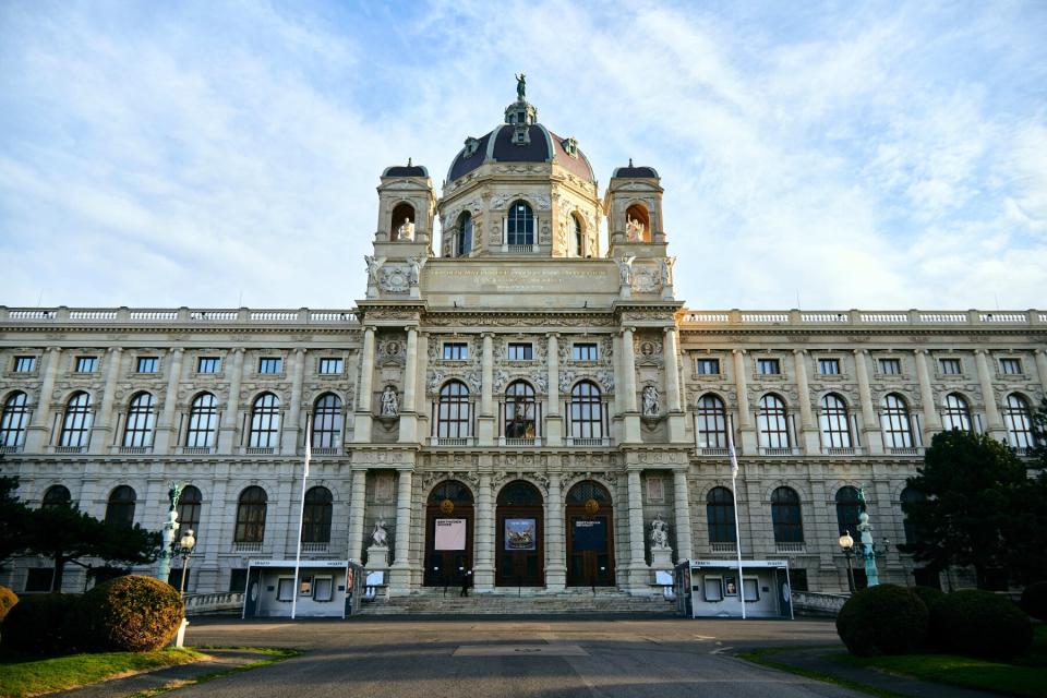 A view of Kunsthistorische Museum - the Art History Museum in Vienna, Austria