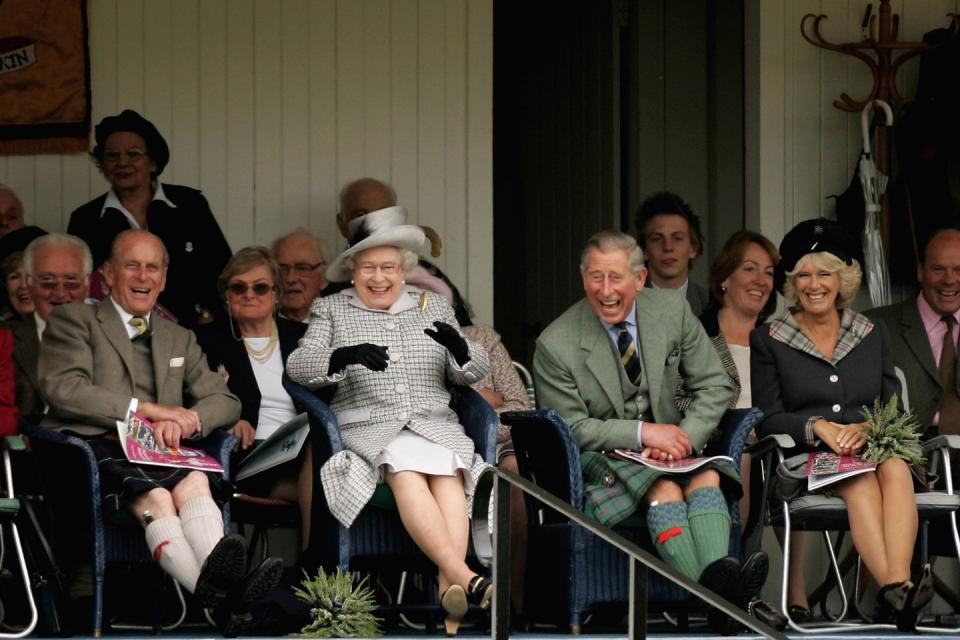 The Duke of Edinburgh, Queen, Prince Charles and Camilla, Duchess of Cornwall, 2006