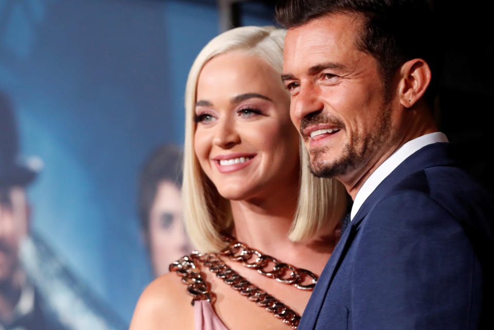 Katy Perry und Orlando Bloom sind seit 2019  verlobt, 2020 wurde ihre Tochter Daisy Dove geboren. (Bild: Reuters)