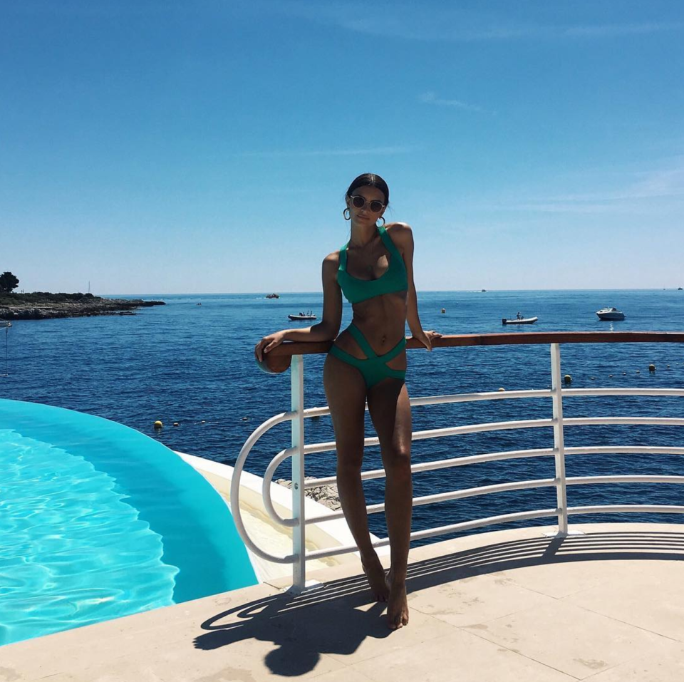 French Nudist Beach Resort - Emily Ratajkowski's 17 best bikinis, in honour of her birthday