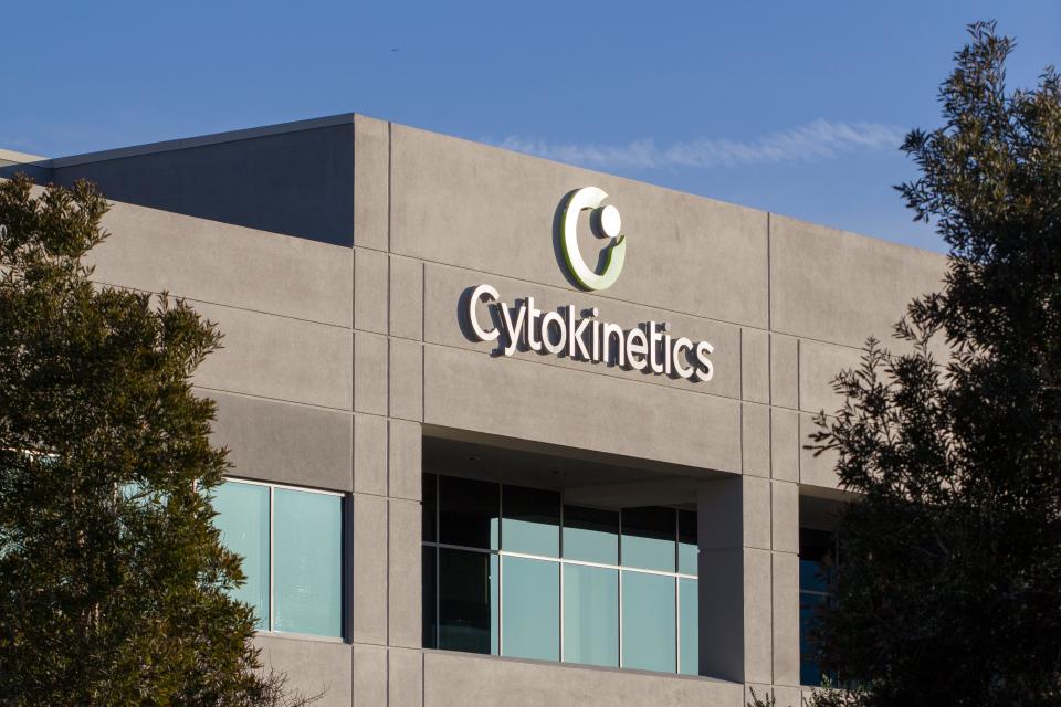 This is a picture of the Cytokinetics headquarters in South San Francisco, CA, Sep 21, 2020. Cytokinetics' new trial on a heart drug has had promising results in a late-stage trial.