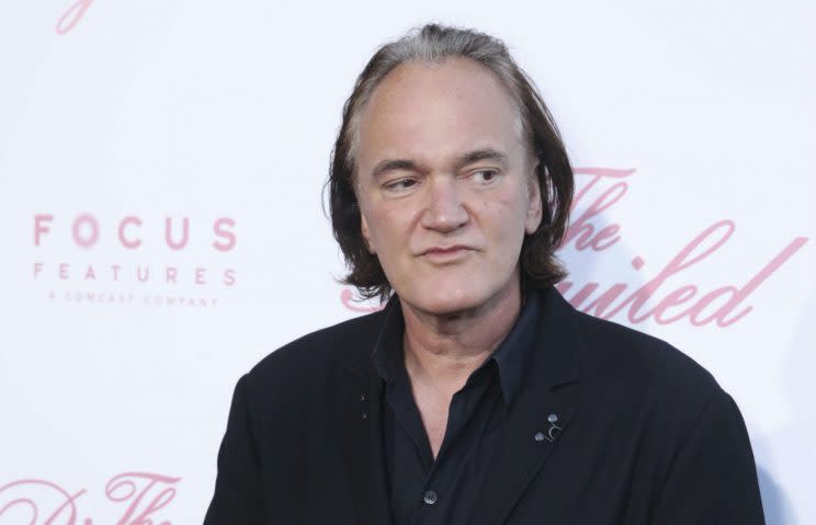 Tarantino… said to be planning movie on Charles Manson – Credit: Getty