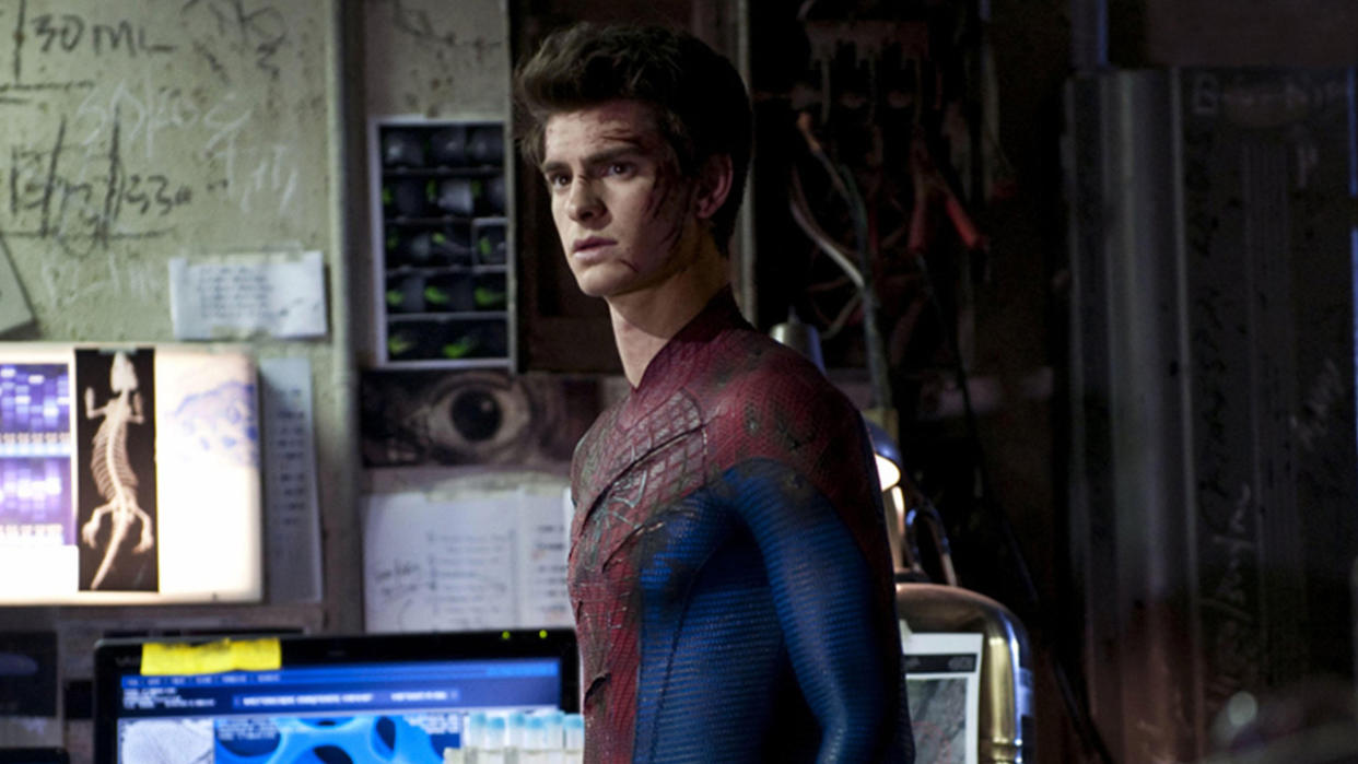  Andrew Garfield as Spider-Man in Amazing Spider-Man. 