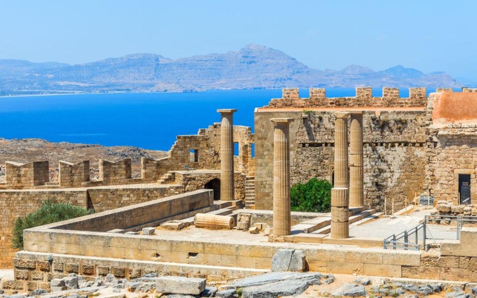 acropolis of lindos, rhodes - STARCEVIC