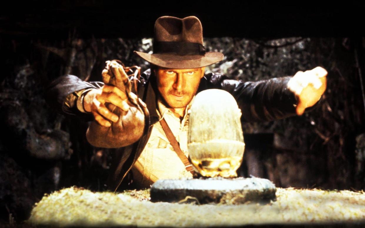 Harrison Ford as Indiana Jones in Raiders of the Lost Ark - Atlaspix/Alamy Stock Photo