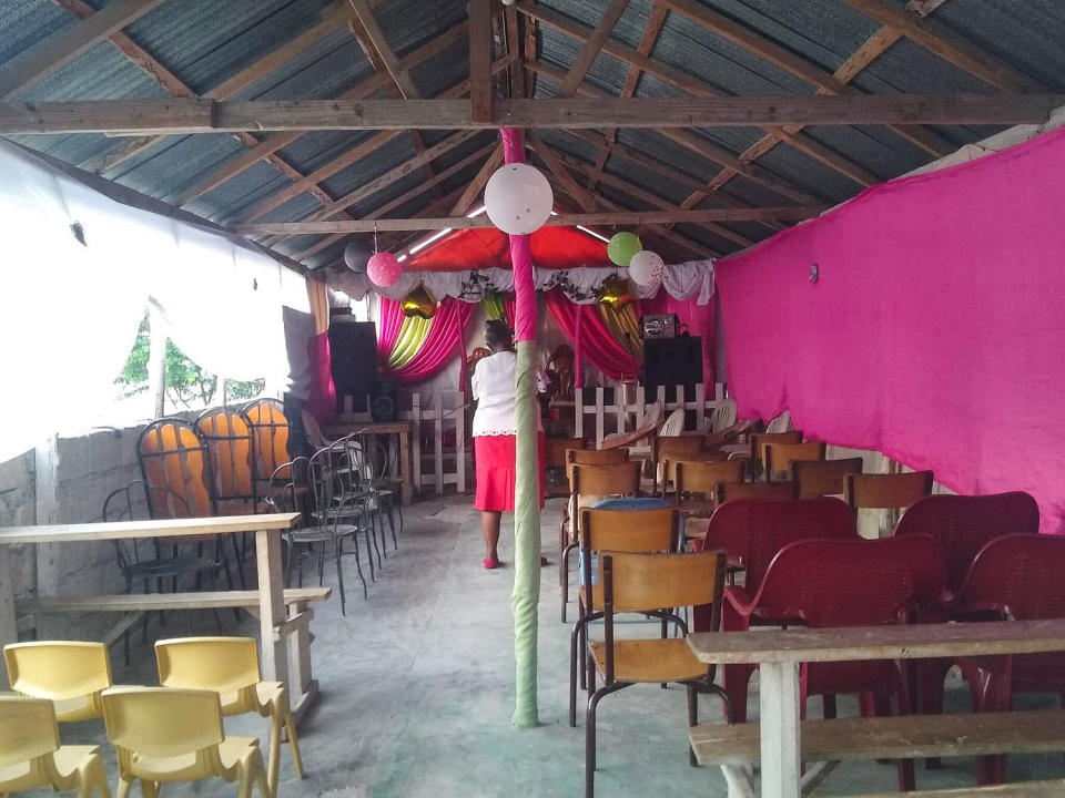 A church in Haiti (Courtesy Telemaque Vernet)