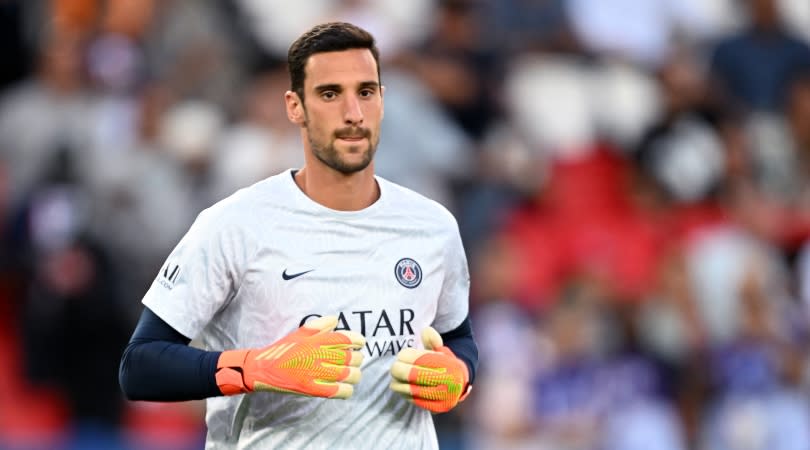  PSG goalkeeper Sergio Rico during last season's Ligue 1 game against Monaco. 