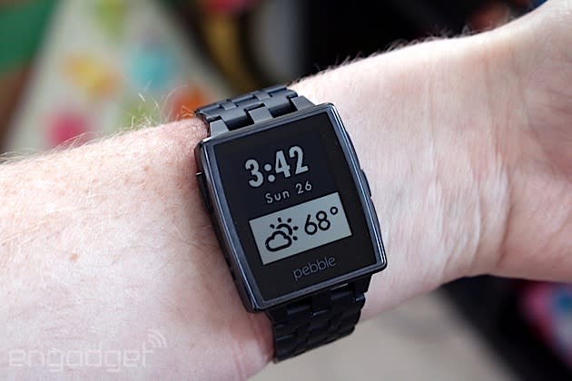 Mainstream kobling Ambassade Pebble Steel review: at last, a stylish smartwatch | Engadget