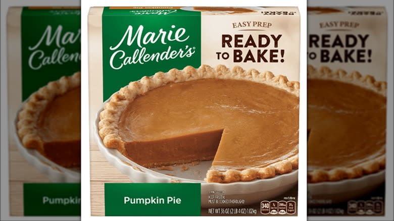 Marie Callender's pumpkin pie
