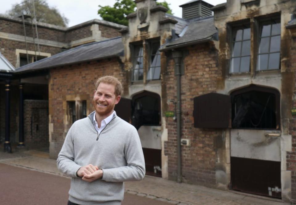 Prince Harry announced the birth of his son on Monday (Getty)