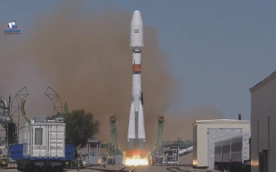 Ukraine war: Russia launches Iranian satellite 'to spy on Ukraine' - ROSCOSMOS/via REUTERS 