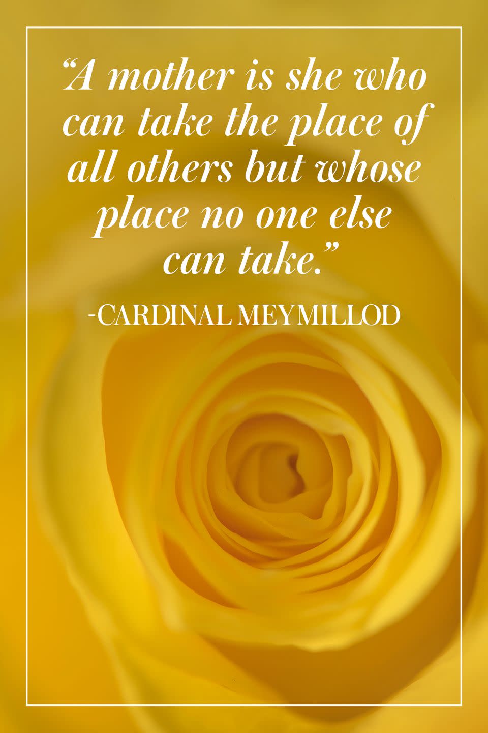 <p>"A mother is she who can take the place of all others but whose place no one else can take."</p><p>- Cardinal Meymillod</p>