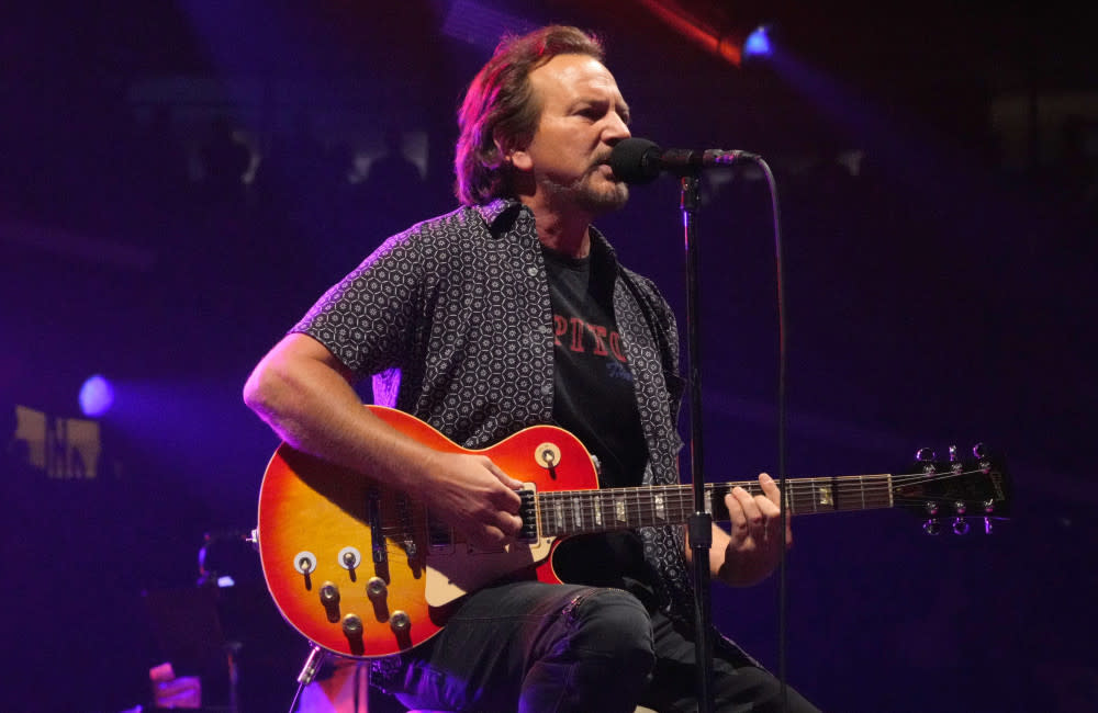 Pearl Jam amp up the guitars on new song Dark Matter credit:Bang Showbiz