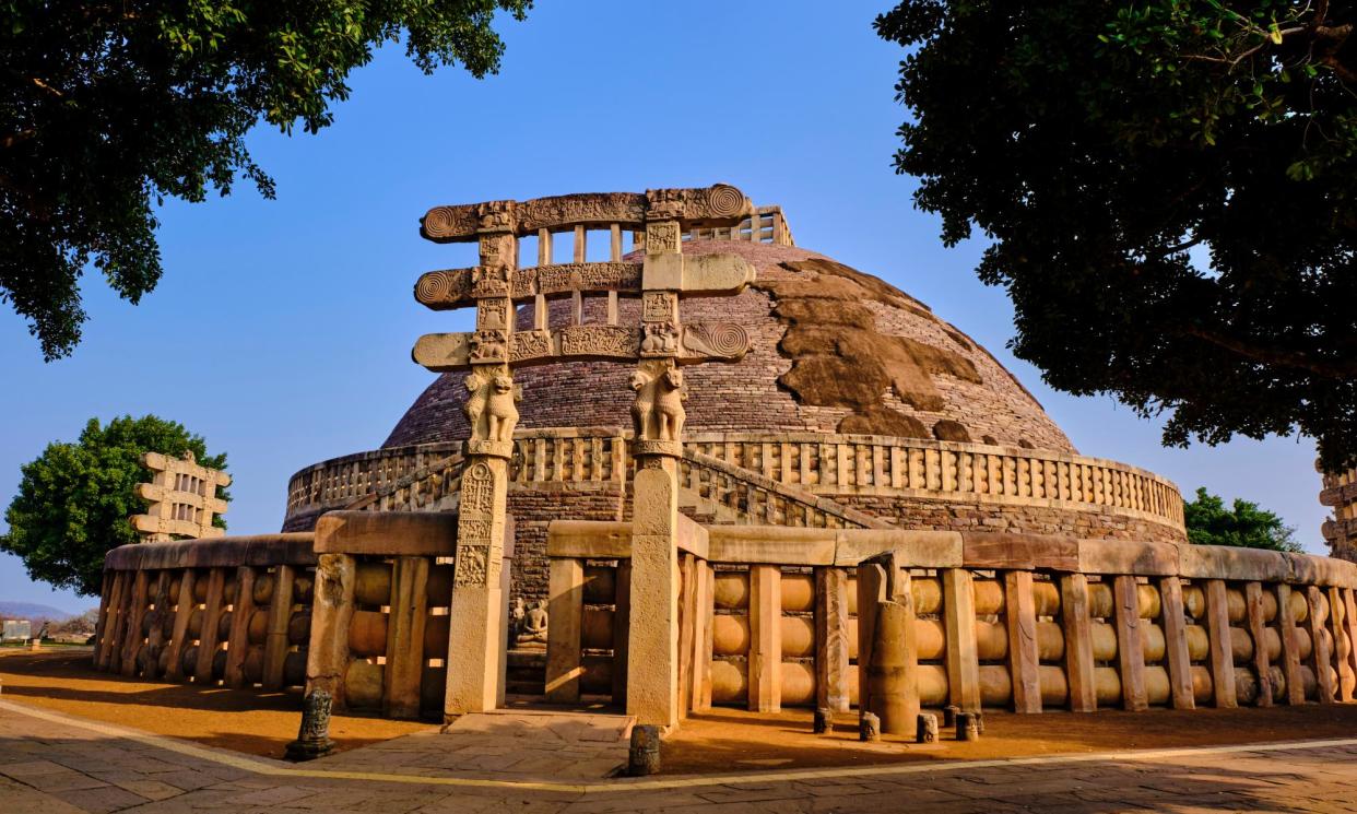 <span>A 2,200-year-old Buddhist monument in Madhya Pradesh, India.</span><span>Photograph: Tuul & Bruno Morandi/Getty Images</span>