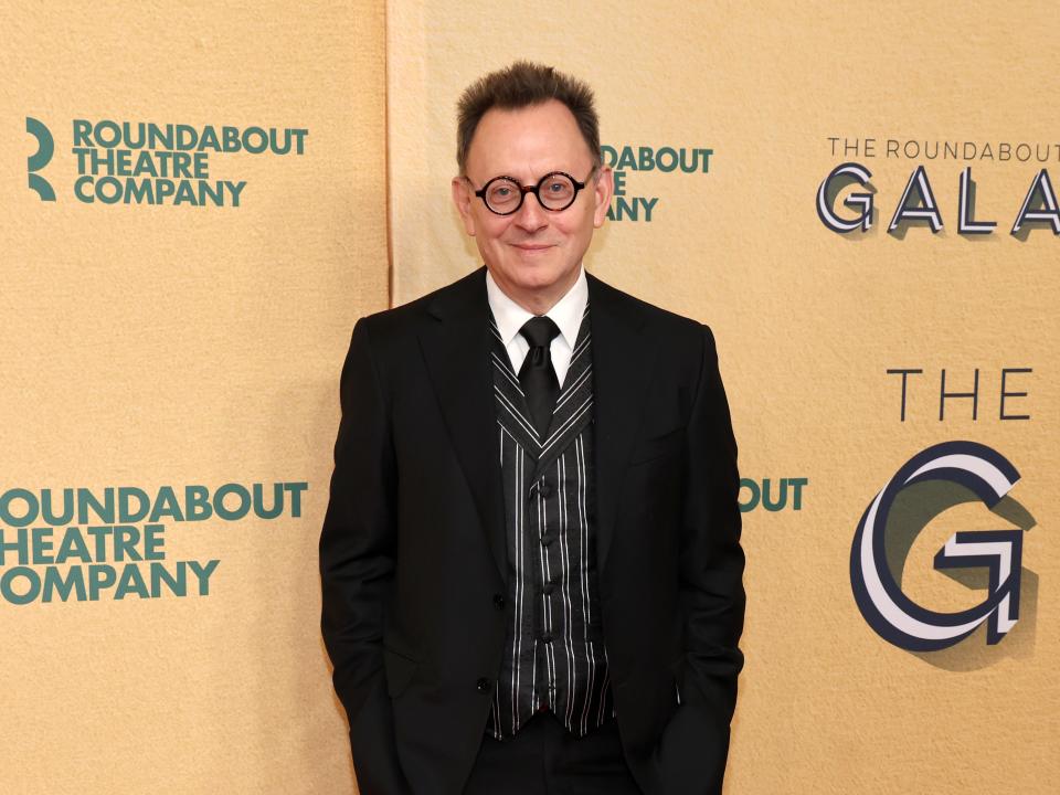 Michael Emerson at the Roundabout Theatre Company's 2024 Gala in New York.