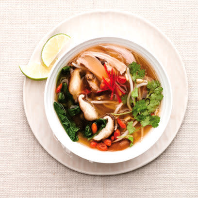 Chicken Miso Soup recipe, 'Nourish, The Cancer Care Book', by Penny Brohn