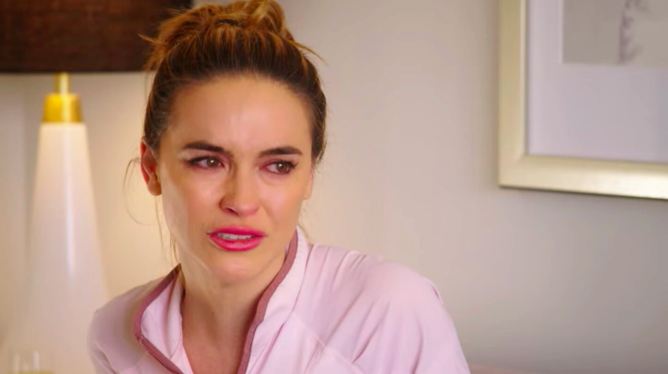 Chrishell Stause gets emotional on 'Selling Sunset.'