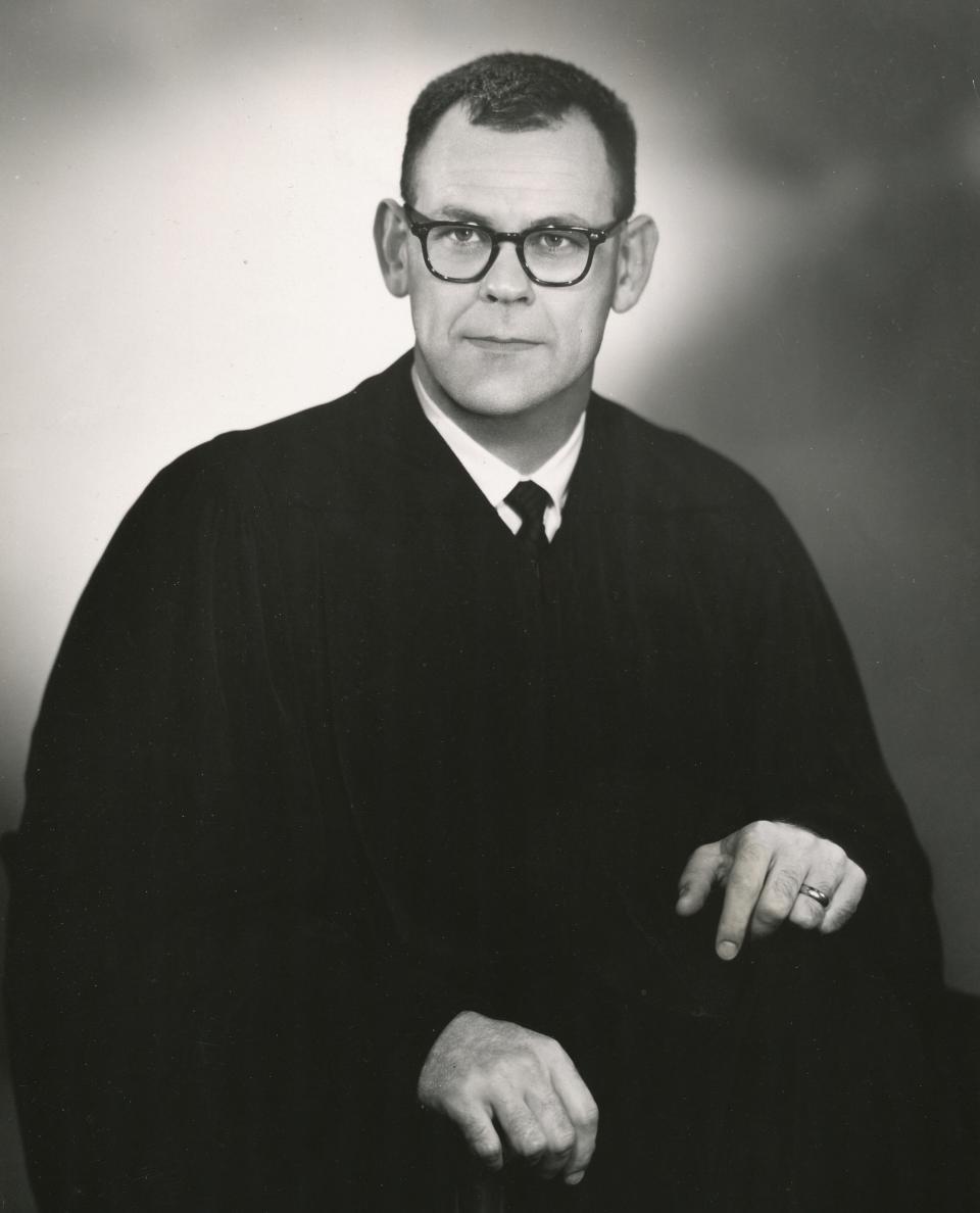 Judge  Alfred Theodore "Ted" Goodwin Goodwin in 1960.
