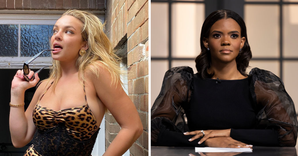 Abbie Chatfield and Candace Owens.