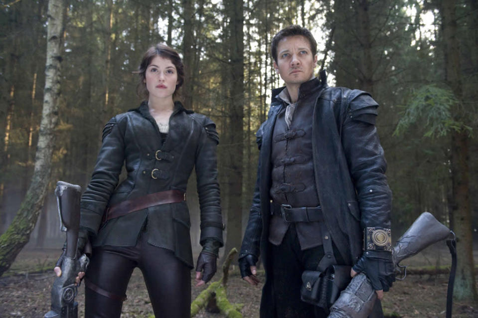 Gemma Arterton and Jeremy Renner in Paramount Pictures' "Hansel & Gretel: Witch Hunters" - 2013