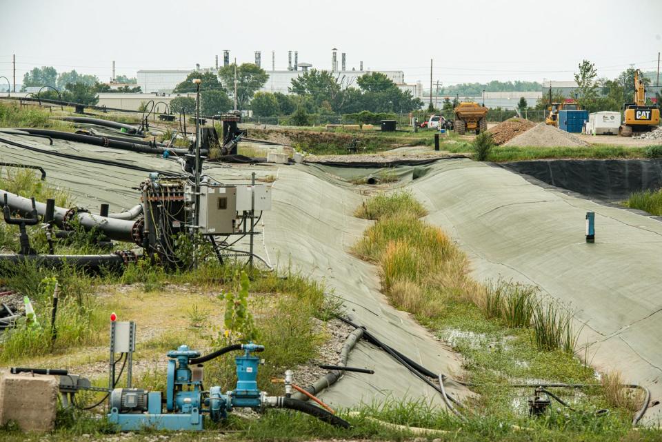 sunken landfill