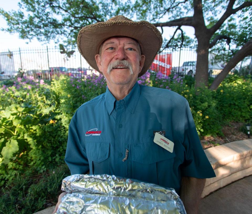 Amarillo native and longtime citizen James Brown, who died in February 2022, is remembered for his life of service to children and individuals with special needs in the community, including helping with the creation of AMBUCS parks.
