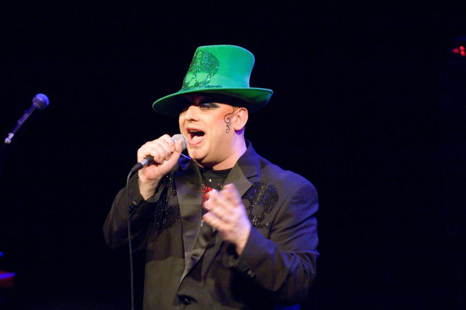 Boy George 'Up Close and Personal' concert at Swansea Grand Theatre.