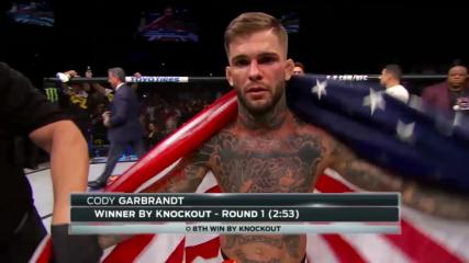 Fight Night Las Vegas: Cody Garbrandt Octagon Interview