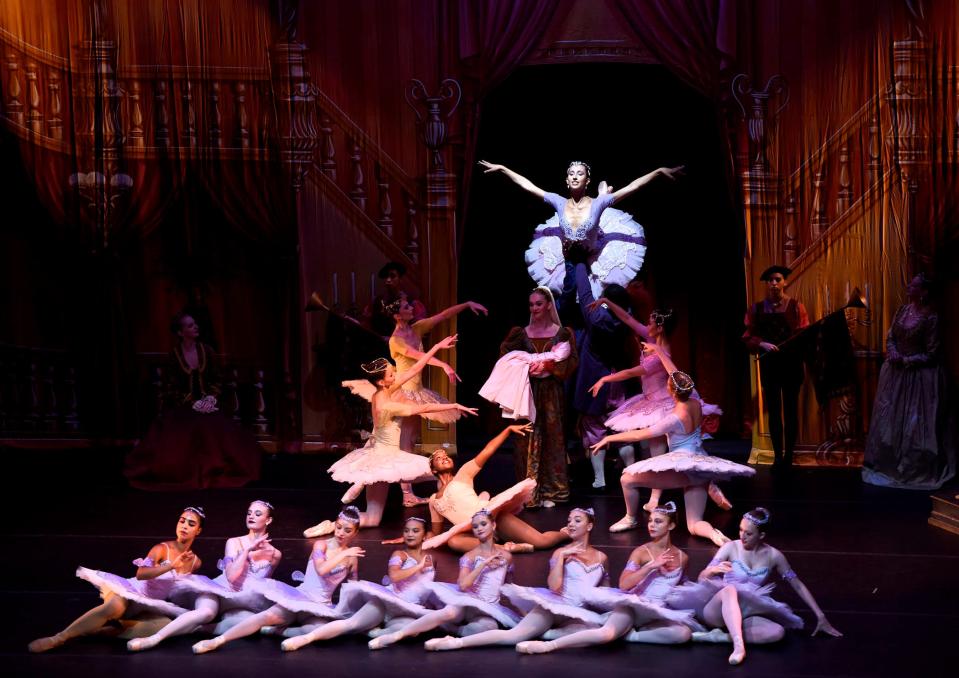 Dancers perform in the Boca Ballet Theatre production of The Sleeping Beauty at Countess de Hoernle Theatre at Spanish River High School July 31, 2022 in Boca Raton. 