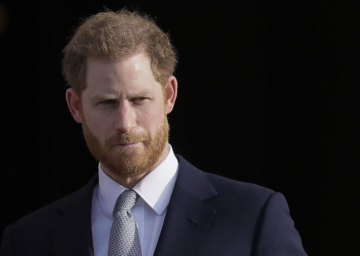 Prince Harry in January 2020.