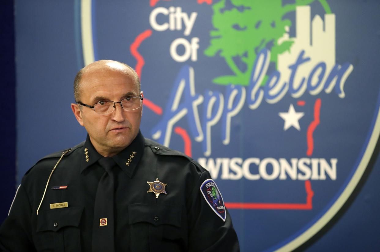 Appleton Police Chief Todd Thomas has been in the job since 2015.