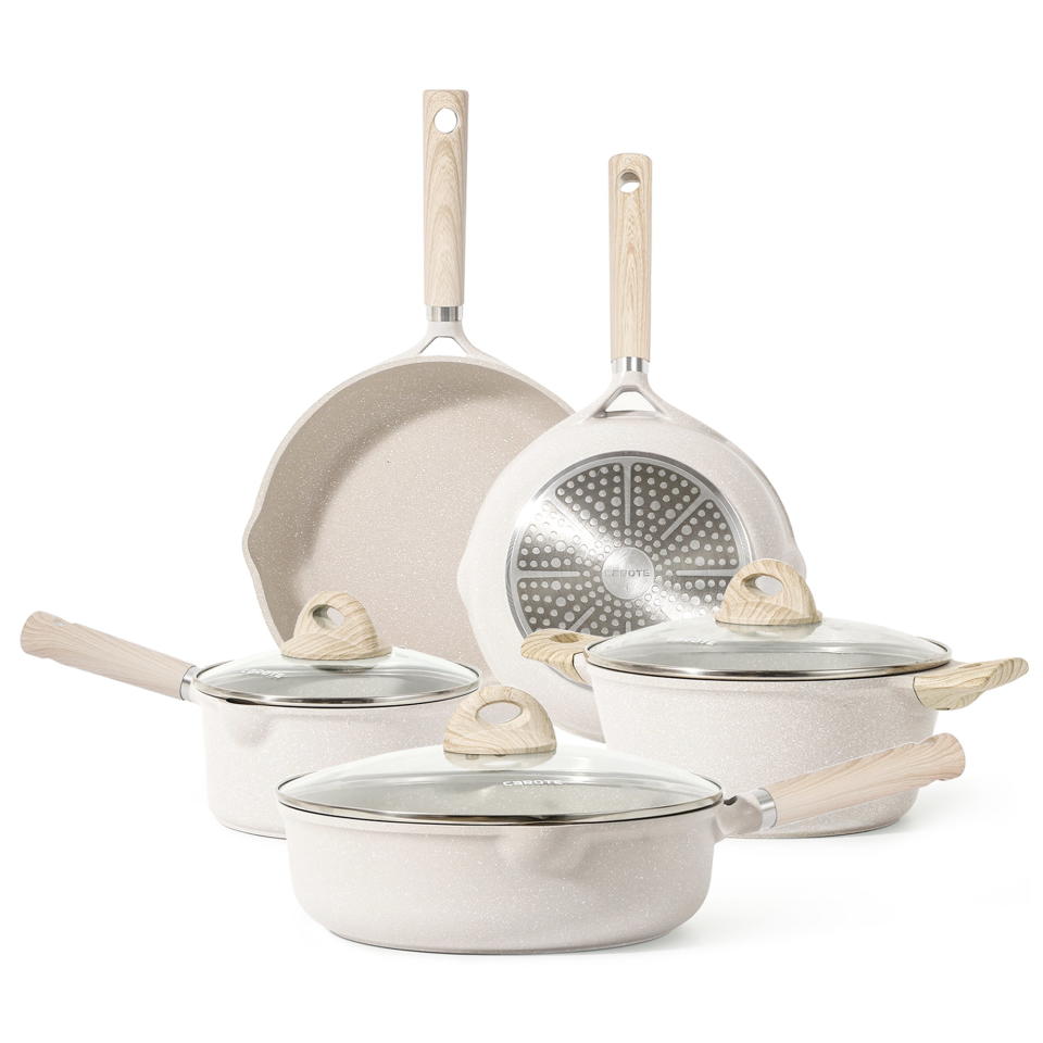 <p><a href="https://go.redirectingat.com?id=74968X1596630&url=https%3A%2F%2Fwww.walmart.com%2Fip%2FCarote-Nonstick-Pots-and-Pans-Set-8-Pcs-Induction-Kitchen-Cookware-Sets-Beige-Granite%2F513536386&sref=https%3A%2F%2Fwww.countryliving.com%2Fshopping%2Fgifts%2Fg46104517%2Flast-minute-walmart-gifts%2F" rel="nofollow noopener" target="_blank" data-ylk="slk:Shop Now;elm:context_link;itc:0;sec:content-canvas" class="link ">Shop Now</a></p><p>8-Piece Cookware Set</p><p>walmart.com</p><p>$64.99</p><span class="copyright">Walmart</span>